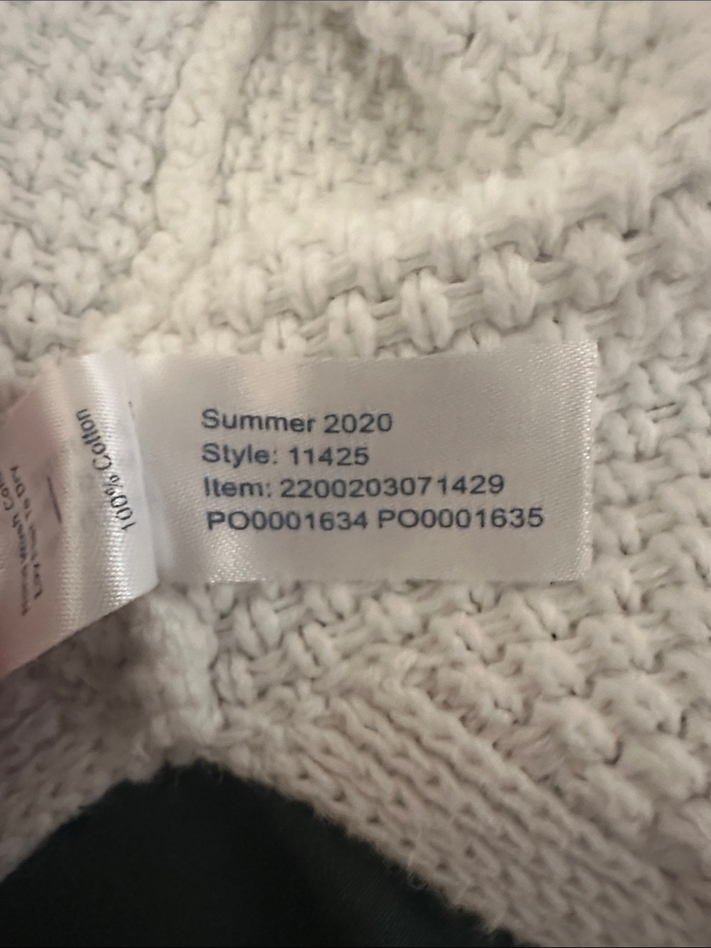 Marine Layer White Open-Front Waffle Cardigan - Picture 4 of 4